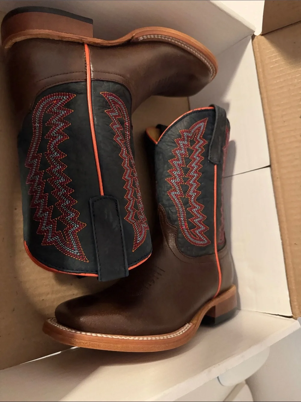 Anderson Bean Kids Navy Boot Box
